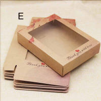 Caja de papel grande con ventana para regalo de Navidad, almacenamiento de pasteles, galletas, embalaje de boda para fiesta en casa, 10 piezas - details 10