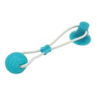 Ventosa de suelo de juguete para mascotas, 1 unidad, con bola para limpieza de dientes de perros y gatos, juego de masticación - details 6