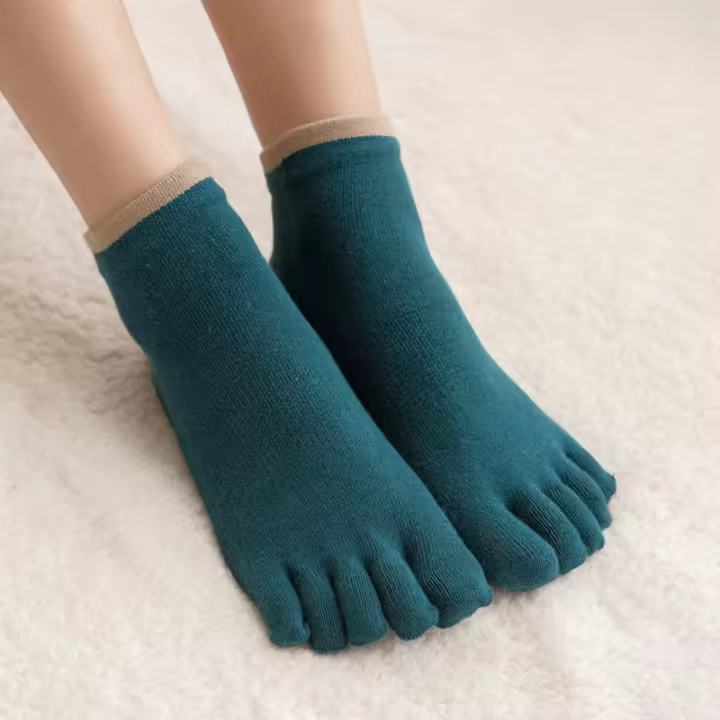 UG Calcetines de Pilates Transpirables Antideslizantes de Cinco Dedos para Yoga - 1