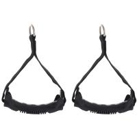 PVC PP ejercicio H duradero Fitness gimnasio equipo accesorios cuerda de estiramiento B negro deportes entrenamiento de fuerza entrenamiento - details 1