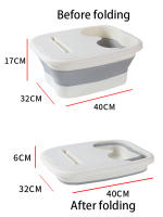Cubo de Masaje de Pies Plegable Bañera de Spa Portátil para Hogar Tubo de Baño de Pedicura - details 0