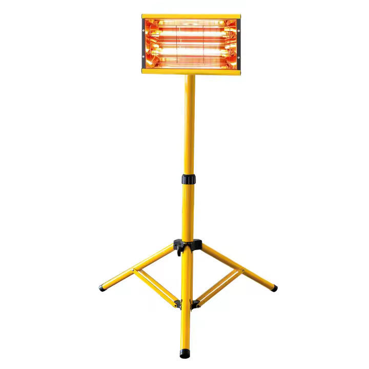 Lámpara de curado de pintura infrarroja DATOU BOSS, lámpara de pintura de calefacción de onda corta de 2000W con soporte elevable, luz de secado para carrocería de coche - 1