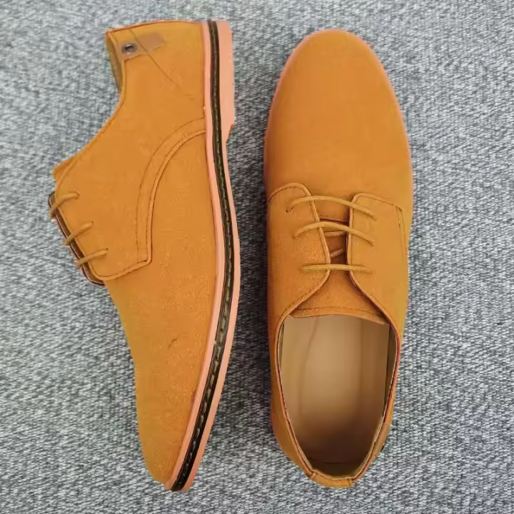 Zapatos casuales de punta redonda a la moda y a la moda para hombre de primavera y verano. - 1