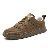 Nuevos zapatos deportivos clásicos de cuero de moda para Hombre, Zapatillas informales en negro y azul, 44 americanos de alta calidad - details 6