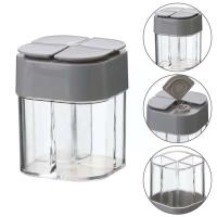 Dispensador de plástico 4 en 1, recipiente con tapa sellada, mezclador de condimentos, caja de especias VIE y cocina para acampar - details 8