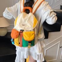 Bolsas para padres e hijos de 2 tamaños a juego de colores, mochila escolar con cordón multibolsillo de estilo coreano, mochila de nailon de gran capacidad para niños - details 28