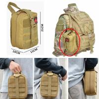 Kit de Supervivencia Táctico de Primeros Ayudos Militar Mochila Médica de Emergencia Impermeable y Resistente con Sistema Molle Ideal para Acampar, Cazar, 4x4 Para Todas las Edades - details 0