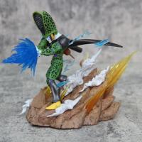 Figura de Son Goku, Kamehameha, Kakarotto Cell, Super Saiyan, modelo de decoración, estatua, muñeca, reg - details 7