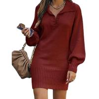 Suéteres de moda para mujer, vestidos informales con cuellos enrollados. - details 2