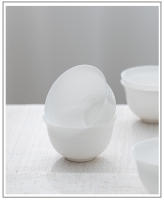 Juego de Gongfu con olor a fragancia de degustación de neumáticos finos de porcelana de hueso, taza de té de cerámica con boca inversa, taza de magnolia - details 6