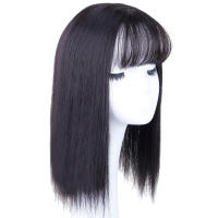 Peluca recta completa para mujer, cabello grueso realista, suave y esponjoso, para fotografía, escenario, película - details 0