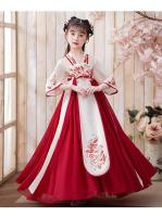 Disfraz Tang antiguo Hanfu para niños, nuevo vestido de Súper Hada de estilo antiguo chino de verano para niñas pequeñas - details 6