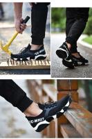 Nuevo Modelo 2025 Zapatos De Seguridad Con Punta De Acero Para Hombre Y Mujer, Zapatillas Informales Reflectantes, Ligeras, Transpirables, Para Evitar Perforaciones, Botas Protectoras, Novedad De 2023 - details 1