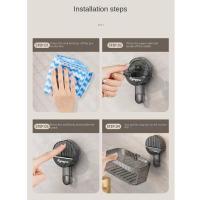 Soporte de esponja para jabón con ventosa sin perforaciones, caja de jabón de drenaje impermeable montada en la pared con caja de drenaje, estante de jabón extraíble para Baño - details 13