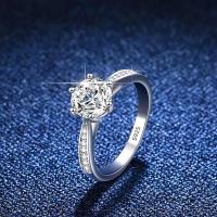 Anillo de Plata Esterlina 925 con Zirconia de 1ct Ideal para Compromiso, Boda, Regalo - details 4