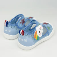 Sandalias de malla para bebé, niño y niña, zapatos transpirables de Punta cerrada con Velcro para caminar, deportes al aire libre, Verano - details 3