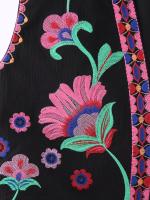 Chaleco Floral bordado Vintage para mujer, chaleco abierto sin mangas, Top corto informal de verano - details 30