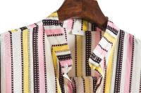 Camisa de manga corta con estampado de cuello hawaiano para hombre, forro floral, 2020 - details 4