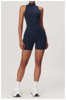 Monos deportivos sin mangas V Back Scrunch Traje de yoga de una pieza con cremallera - details 24