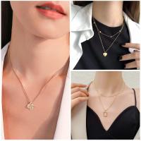 Juego de joyería chapada en oro de 36 piezas con 4 collares, 11 pulseras, 7 pendientes, 14 anillos de nudillos para mujeres y niñas, regalo de amistad, aniversario de San Valentín, cumpleaños - details 1