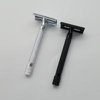 Afeitadora clásica de doble filo para hombre, afeitadora de depilación suave con cepillo pequeño, afeitadora de seguridad ajustable para cara - details 0