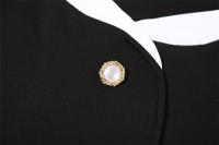 Manga larga con cuello cuadrado para mujer, moda de otoño, color a juego, nuevo - details 10