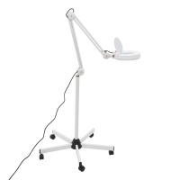 5 lupas dioptrías, lámpara cosmética de trabajo, lámpara de lupa cosmética LED con soporte, lupa de pie para salón de belleza, esteticistas y aficionados - details 14