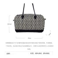 Bolso de hombro de diseño original de nicho grande y pequeño con un patrón de meandros Gran capacidad con un estilo chino tradicional - details 3