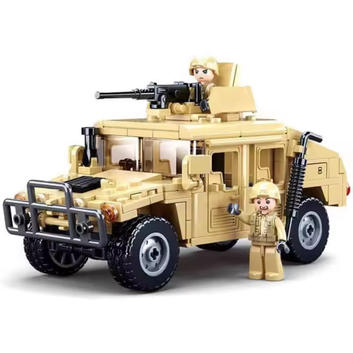 Juguete de Construcción de Vehículo Militar Bloque de Batalla Compatible con Marca Mayor - 1