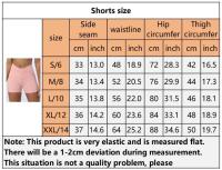 Shorts Deportivos de Cintura Alta para Yoga y Estiramiento Material de Nylon Hechos en China - details 0