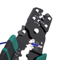 Alicates pelacables de corte, alicates de prensado de terminales eléctricos antideslizantes multiusos, profesionales, resistentes al desgaste - details 3