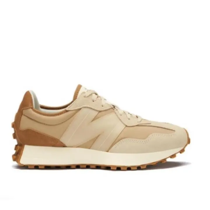 LETEN 【100% original】 Welfare Price OUTLET Original 327 Running para hombres y mujeres Pegatinas de pared bajas retro antideslizantes que absorben los golpes - 1