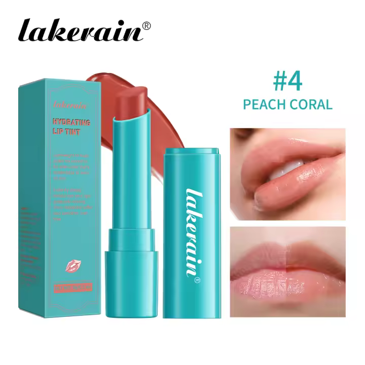 Tinte de labios sólido de gelatina, espejo hidratante bonito, lápiz labial rojo y marrón, tinte de labios hidratante transparente, maquillaje de labios natural desnudo de Corea, cosmético - 1