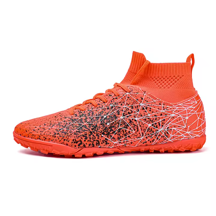 Zapatos de fútbol para hombre, botines de fútbol de caña alta, transpirables, atléticos, profesionales, para exteriores - 1