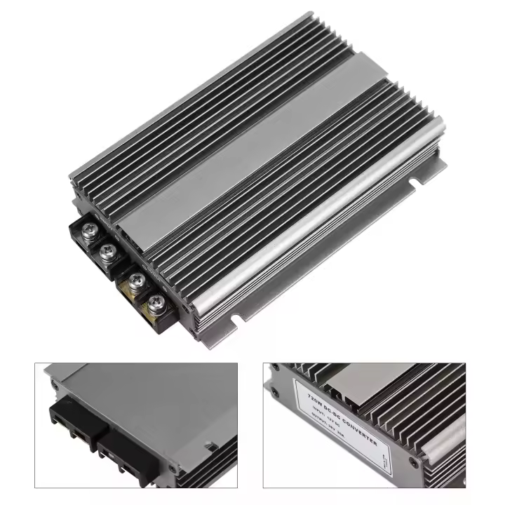 DC-DC 12V paso hasta 36V 20A regulador convertidor de fuente de alimentación del coche impermeable - 1