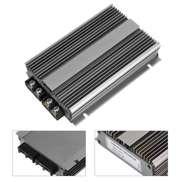 DC-DC 12V paso hasta 36V 20A regulador convertidor de fuente de alimentación del coche impermeable - 1