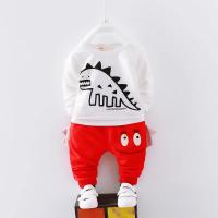 Conjunto de ropa de bebé, ropa de algodón de dibujos animados para niños pequeños, ropa de bebé de tres piezas - details 6