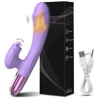 Leten Lengua de Lick Dildo Potente Estimulador de Clítoris y G-Spot Masajeador Vaginal - details 3