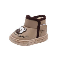 Otoño nuevas botas de nieve de algodón grandes lindas luces apiladas botas calientes de los niños engrosadas tesoro masculino botas de algodón antideslizantes tesoro femenino - details 14