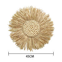 Corona de macramé tejida a mano, adorno de pared bohemio para dormitorio de bebé, guardería - details 2