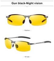 Gafas de sol fotocromáticas para hombre, gafas camaleón polarizadas, gafas de sol que cambian de color, visión diurna y nocturna, gafas de conducción, UV400 - details 28