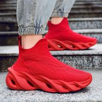 Zapatos de amortiguación para carreras, zapatillas antideslizantes transpirables Unisex, zapatillas de deporte de lujo para carreras, zapatillas transpirables para correr a la moda - details 13