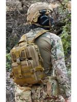 Bolsa de sillín de Camuflaje, bolsa táctica, mochila, bolsa de pecho, bolsa de fotografía multifuncional, bolsa cruzada, mochila de viaje al aire libre - details 5