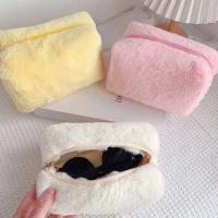 Bolsa de almacenamiento de cosméticos de piel sólida para mujer, organizador de maquillaje con cremallera, bolso de papelería, estuche para lápices, artículos de tocador de viaje - details 5