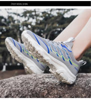 Zapatos ligeros de senderismo para hombre, zapatillas de viaje transpirables para exteriores, resistentes al desgaste, antideslizantes, para caminar, Verano - details 10