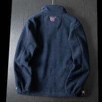 Chaqueta acolchada de forro Polar a prueba de viento para hombre, abrigo cálido anticongelante, frío Polar, talla grande, ocio, moda, otoño, invierno, nuevo - details 25
