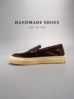 Cuero lavado al agua, primera capa de cuero de vaca, zapatos de hombre hechos a mano, estilo vintage. - details 26