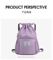 Bolso de mujer nueva moda mochila de cubo de agua Simple ligero con cordón de tela Oxford mochila de viaje bolso de escuela para estudiantes - details 23