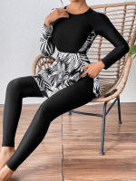 Traje de Baño Modesto para Mujeres Burkini de Cubierta Completa Manga Larga Estilo de Baño Islámico - details 3