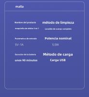 Pantalla LCD importada De Tres Cuchillas, Cuerpo Digital De Lavado, Barbero, Pelo Afeitado, Afeitadora Eléctrica 3 En 1 - details 11